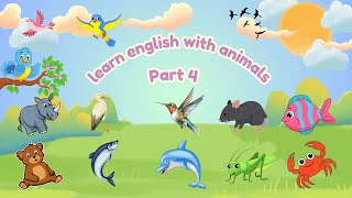 Teach Your Kid 20 Animals in English Part 4 [upl. by Oak]