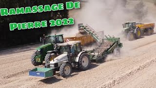 RAMASSAGE de pierre 2022 Vidéo du 31 aout dans le 72 [upl. by Rednasyl]