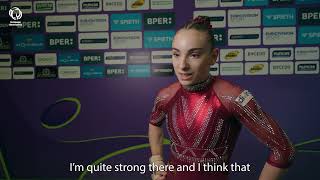 2024 Womens Artistic Europeans  Interview Elvira RUIZFORNELLS ESP after qualification [upl. by Uriia737]