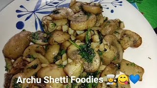 MUSHROOM BUTTER GARLIC SAUTED9thRecipeA lip smacking Snack or a Starter [upl. by Ardehs774]