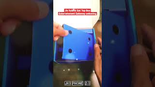 Jio Hybrid Set Top Box Entertainment Gateway Unboxing shorts [upl. by Nodearb]