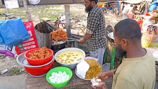 Bengali Snacks Pakora Beguni Potato amp Egg Chops Making in a Rural Market  Bangladeshi Street Food [upl. by Ennaeiluj]