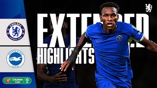 Chelsea 10 Brighton  EXTENDED Highlights  Carabao Cup 3rd Round 202324  Chelsea FC [upl. by Htor]