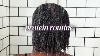 Protein Routine for High Porosity 4C Hair [upl. by Andri]