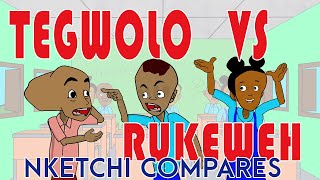 Nketchi compares Tegwolo and Rukeweh African Funny Comedy Cartoon [upl. by Petty]