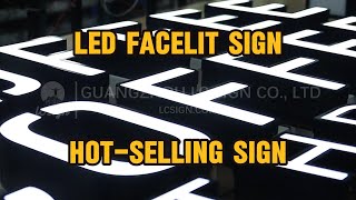 Led Face Lit Sign [upl. by Daye114]