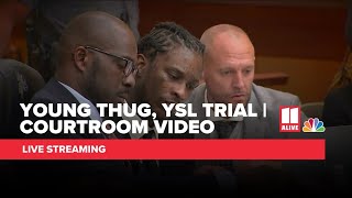 Young Thug YSL trial live stream  Tuesday September 3 [upl. by Yanal]