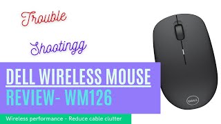 Dell wireless mouse WM126 review  Optical LED Sensor  Long Battery Life  Reduce cable clutter [upl. by Aivlis]