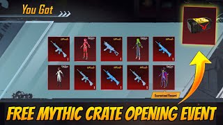 😍FREE MYTHIC CRATE OPENING EVENT IS HERE  GLACIER UZI amp GLACIER SCARL CRATE CONFIRM ParasOfficial [upl. by Dirfliw]