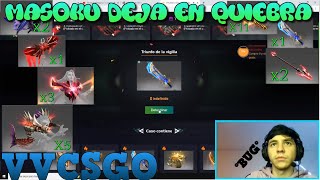 MASOKU DEJA en QUIEBRA A VVSCGO GANA 1000 DOLARES  DOTA [upl. by Anaitat]