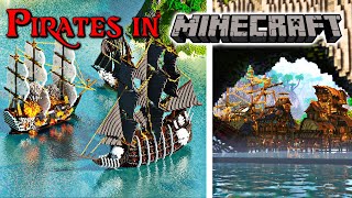 Minecraft Timelapse  The Pirate Kingdom  Minecraft Pirate Island Build Timelapse 2k60fps [upl. by Dragoon]