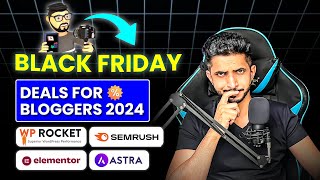 Best WordPress Black Friday Deals 2024 🔥  Deals For Bloggers amp SEO Experts [upl. by Eirehs]