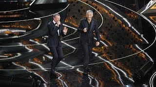 Sanremo 2022 Fiorello «Finalmente faccio il telespettatore con il plaid e la tisana al tiglio» [upl. by Airbmat]