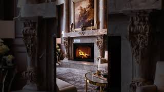 Warm Up in Style This Luxury Fireplace Is a Must See relax fireplace home peace [upl. by Terriss]