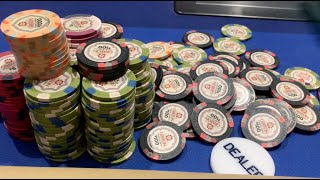 SET Over SET w10000 ALL IN Pots HIGH STAKES 2550100 NL Must See Poker Vlog Ep 315 [upl. by Drarig794]