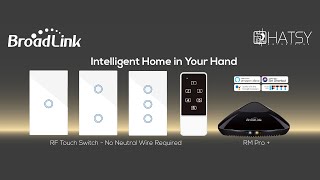 Installation and Configuration  Broadlink RM Pro with RF Glass Touch Switch NO NEUTRAL WIRE [upl. by Ettezyl]