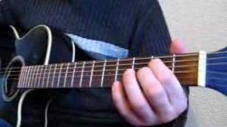 Rythme guitare blues pour débutants  le shuffle [upl. by Nospmis]