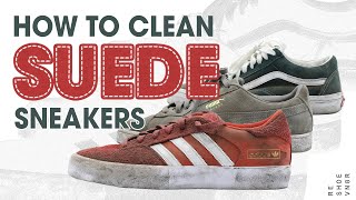 How To Clean Your Suede Sneakers  The BEST Way [upl. by Langdon]