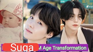 BTS Suga Age Transformation From Age 01 To 30 years old BTS suga [upl. by Mcwilliams]