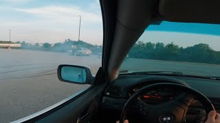 E46 welded diff drifting POV my first welded diff experience [upl. by Juta]