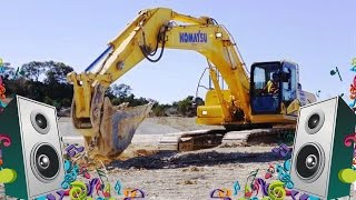 Excavator Song For Kids  Diggers Construction Vehicles Music Video for Children [upl. by Anaz357]