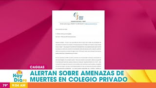 Suspenden clases en colegio de Caguas por alegadas amenazas de muerte [upl. by Clemmie747]