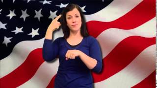 Pledge of Allegiance American Sign Language [upl. by Elades133]