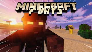 Surviving 7 DAYS In A Minecraft Zombie Apocalypse [upl. by Ydisahc490]