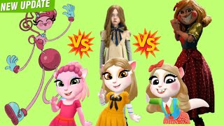 M3GAN vs Miss Delight vs Mommy Ling Legs vs My talking Angela2 [upl. by Narual]