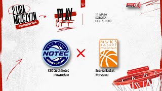 KSK Ciech Noteć Inowrocław  Energa Basket Warszawa 2 LM [upl. by Annaear]