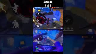 1 Vs 5 🎯  Zerox FF [upl. by Netniuq]