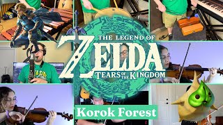 Legend of Zelda Tears of the Kingdom  Korok Forest Day [upl. by Vasilis774]