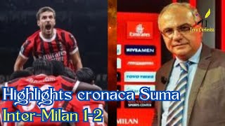 Highlights cronaca InterMilan 12 di Mauro Suma in Serie A 2425 [upl. by Llarret]