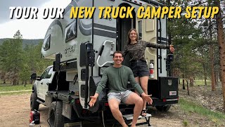 Tour Our NEW Truck Camper  2024 Cirrus 820 [upl. by Aerdied]