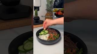 Chipotle rice bowl 🤤asmrcookingricebowlchipotleeasyrecipehealthyrecipeshomemade [upl. by Brick]