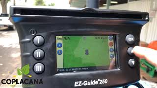 Configuração EZ GUIDE 250 TRIMBLE [upl. by Vassili701]