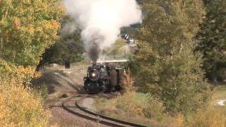 CP 2816 quotFall Coloursquot In the GoldenRadiumInvermere Valley BC [upl. by Eugene156]