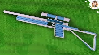 How To Make a Paper Sniper Rifle that Shoots [upl. by Griggs612]