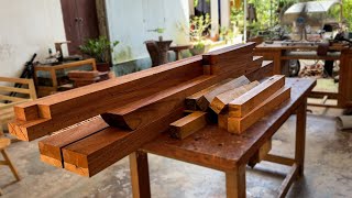 Beautiful Red Wood Long Chair DesignAfzelia xylocarpa A Subtle Blend Of Cultural BeautyampTradition [upl. by O'Connor225]