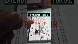 breadboard tutorial for beginners technology electronic breadboard shorts [upl. by Adella]