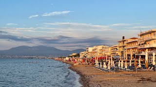 Peraia Beach Thessaloniki Greece Beach Walk [upl. by Rese]