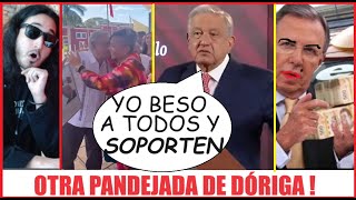 Otra PAND3JADA de Dóriga  AMLO aclara que besa a TODOS por video con Salma Luévano [upl. by Luthanen251]