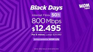 Comenzaron los Black Days Internet Fibra [upl. by Norty]