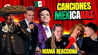 🇪🇸 MI MAMÁ REACCIONA a CANCIONES MEXICANAS por PRIMERA VEZ 🇲🇽😱 quedó impactada [upl. by Etnad124]