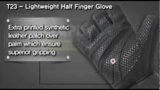 quotRAPDOM Tacticalquot T23  Lightweight Half Finger Glove [upl. by Fionnula]