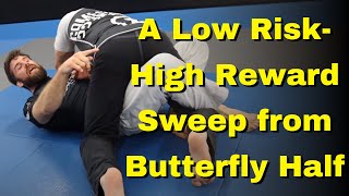 Play Butterfly Half Guard You Need This Powerful Sweep Combo [upl. by Aniar]