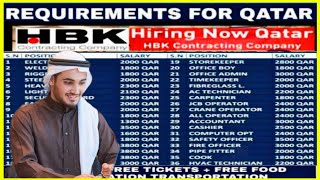 QATAR JOBS 2024 ∆ AFTER VISA PAYMENT ∆ DIRECT CV SELECTION ∆ QATAR JOBS [upl. by Syst]