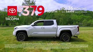 2024 Toyota Tacoma  June 2024 Incentives 015 [upl. by Aicilanna]