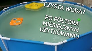 JAK MIEĆ CZYSTĄ WODE BASEN OGRODOWY PURE WATER IN POISON [upl. by Wadleigh]