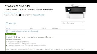 HP Officejet Pro 7740 printer setup  Unbox HP Officejet Pro 7740 printer  WiFi setup [upl. by Varion17]